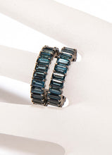 Load image into Gallery viewer, Blue London Topaz Baguette Eternity Band-Rings-Gretchen Ventura
